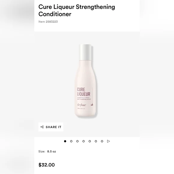 Drybar Cure Liqueur Shampoo and Conditioner with Gin Twist Curl Cream - Picture 3 of 15